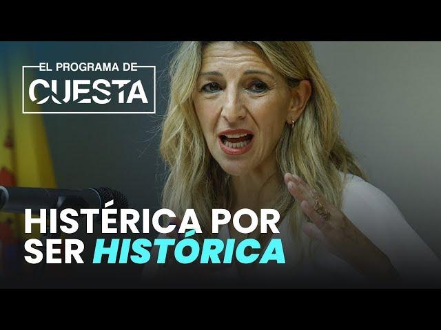 Yolanda Díaz, histérica por ser histórica: este es su nuevo acuerdo con los sindicatos