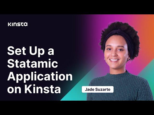 Deploy a Statamic Application with Kinsta