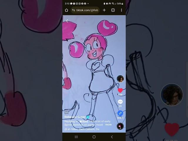 Steven Universe: Rebecca Sugar's TikTok #57 - Sketches of Spinel.