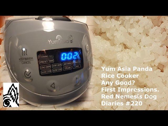 Yum Asia Panda Rice Cooker. Any Good? First Impressions. Red Nemesis Dog Diaries #220