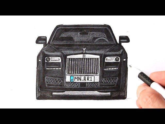 How to draw a Rolls Royce car | Ehedov elnur