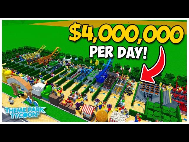 I Made The BEST Money Farm in Theme Park Tycoon 2! 