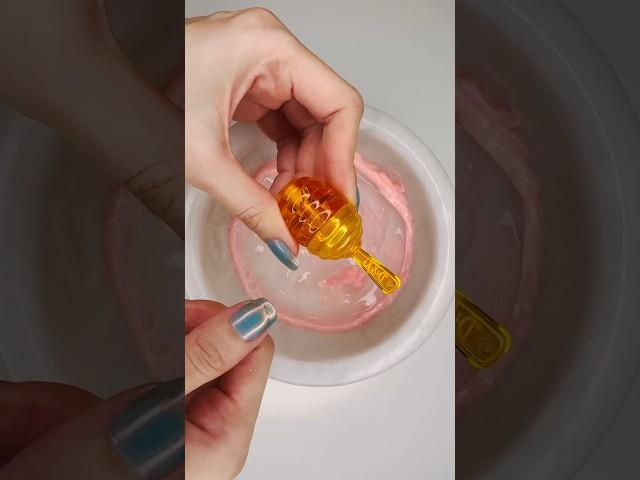 Cute Lip Gloss into Slime! #satisfying #makeupslime #lipgloss #cute #viral #shortvideo #shorts