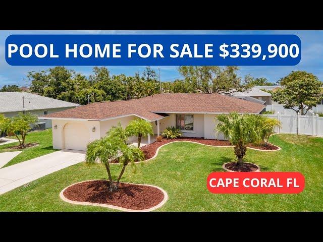 Homes for sale in Cape Coral Florida with pool | 2 BED 2 BATH CAPE CORAL POOL HOME | Cape Coral FL