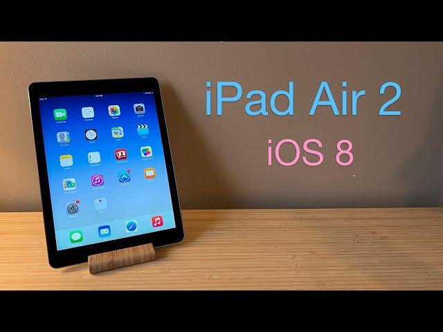 Unboxing an iPad Air 2 on iOS 8