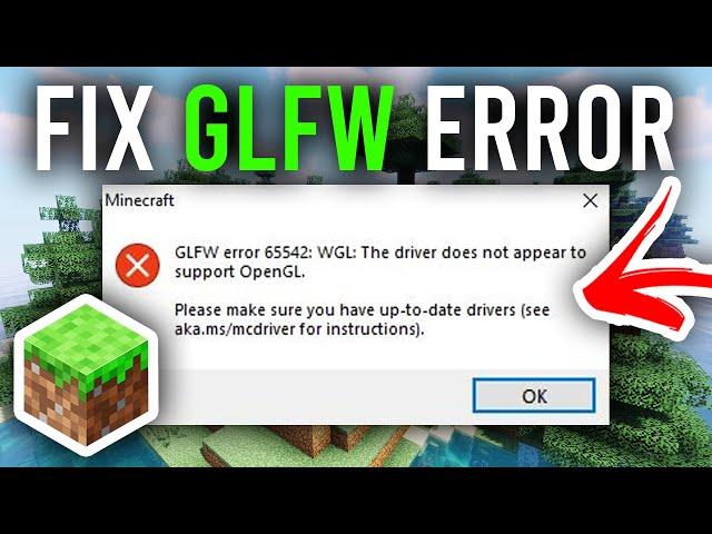 How To Fix Minecraft GLFW Error 65542 - Full Guide