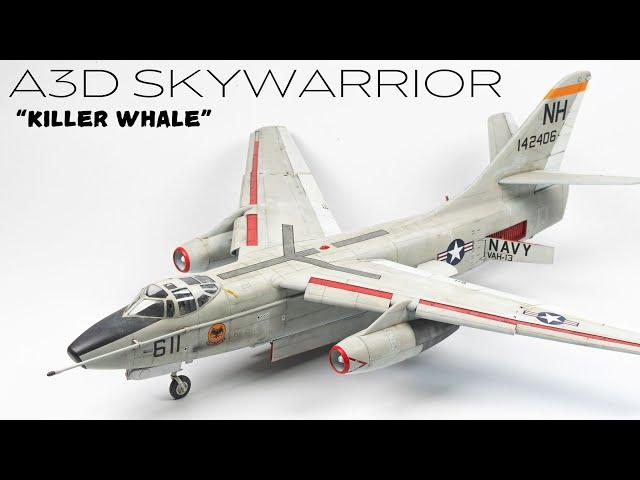 A3D Skywarrior 1/48 Model Aircraft build / SMS Paints