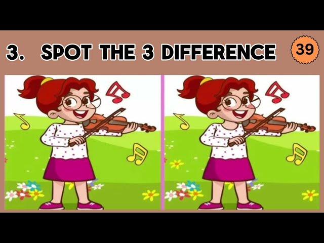 Spot The 3 Differences | Only Genius Can Find All Differences | [#1]