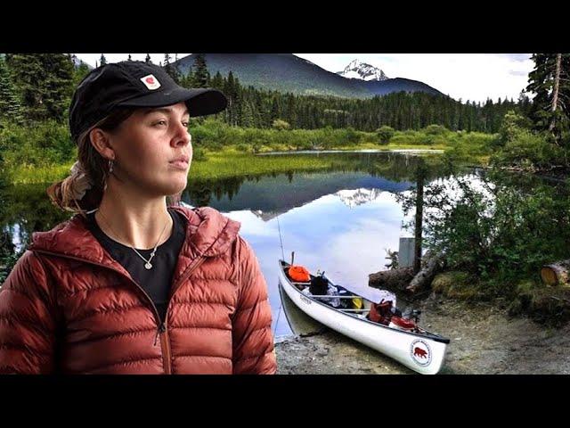 6 Days Canoeing ALONE In The Canadian Wilderness ( my first bear encounter )