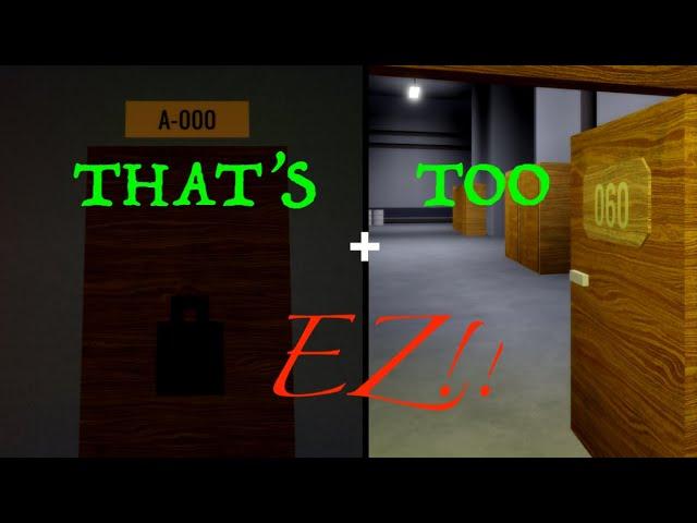 DOORS but kinda cheap and shorter | A-000 to A-600 + Door 01 to Door 60 | Full Walkthrough