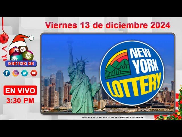 New York Lottery Tarde en vivo │Viernes 13 de diciembre  2024 - 3:30 PM #loteriasdominicanas