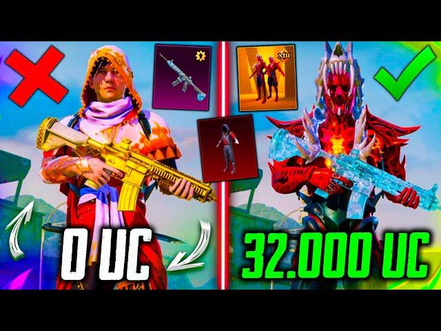  ПЕРВЫЙ МИФИК и УДАЧНАЯ ПРОКАЧКА АККАУНТА на 32000 UC В PUBG MOBILE! ПРОКАЧАЛ АККАУНТ В ПУБГ МОБАЙЛ