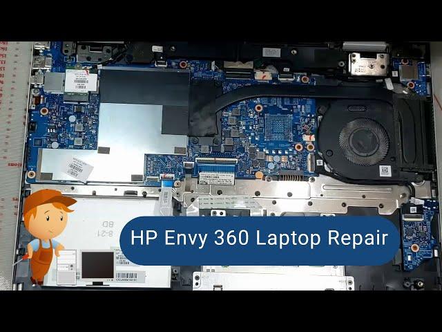 HP Envy 360 laptop mainboard swap.