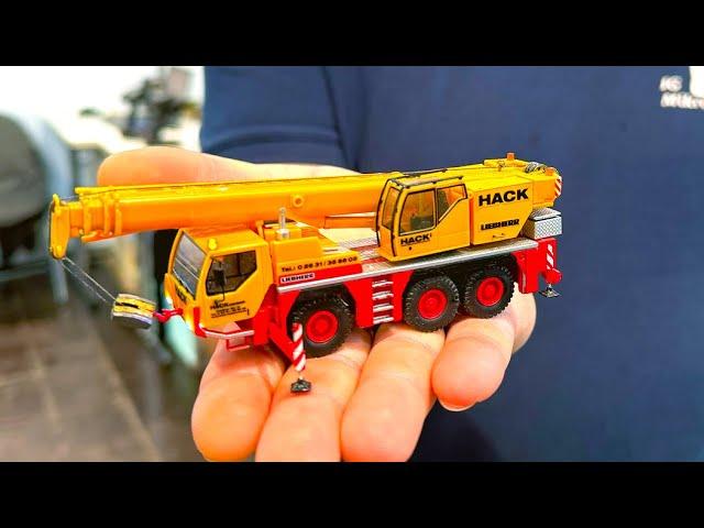 SUPER SMALL MICRO RC TRUCK ACTION - RC MICRO SCALE EXCAVATOR AND RC CRANE -RC MICRO G-CLASS MERCEDES