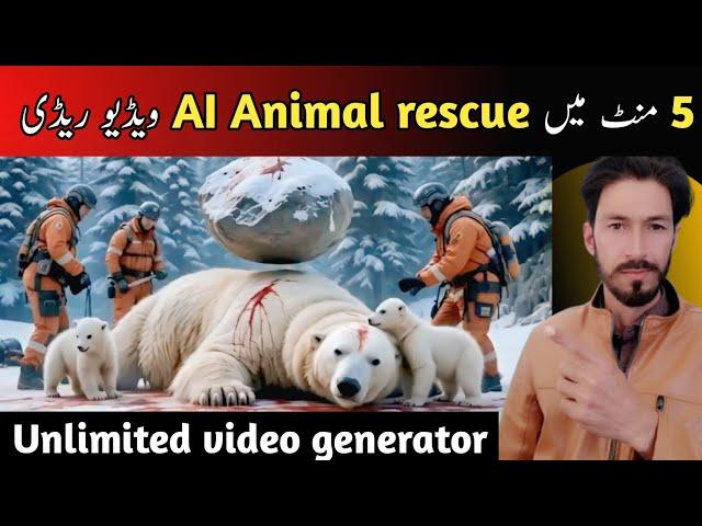 I Made An AI That Creates Animal Rescue Videos | text to video ai free unlimited generator