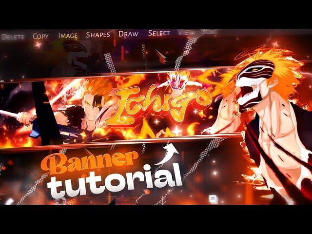 How To Make Anime Banner On Android/Ios | Anime Youtube Banner Tutorial