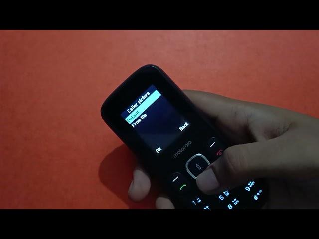 How to set ringtone on contact number Motorola keypad mobile, call setting use kare