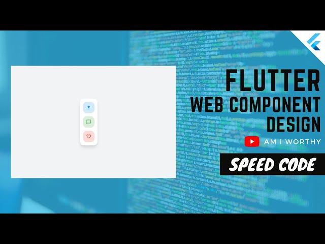 Web Component Design | How to do Web component design in Flutter | CodePen | FlutterPen | Speed Code