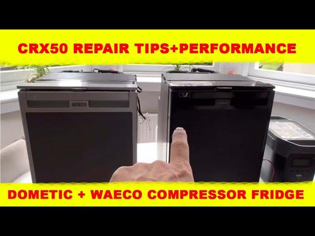 Dometic Waeco CRX50 compressor fridge repair tips+performance using EcoFlow delta.