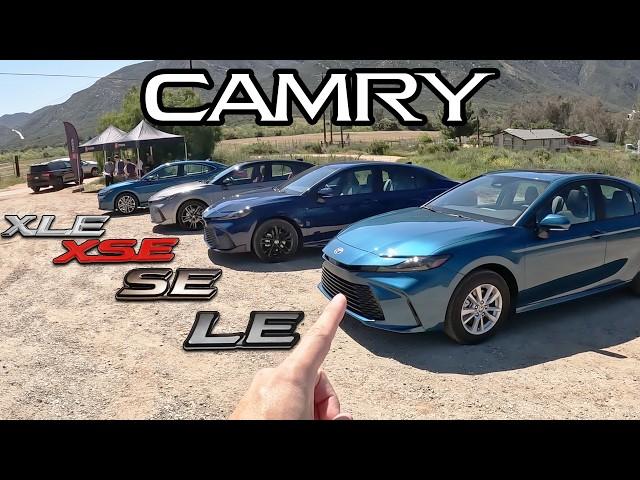 Full Tour of the 2025 Toyota Camry Lineup! - LE vs. SE vs. XLE vs. XSE