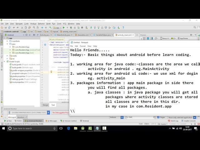 Basic things about android before learn coding.