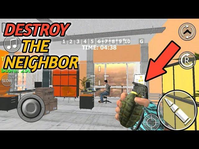 Granny Kick Neighbor // I am destroying EVERYTHING!