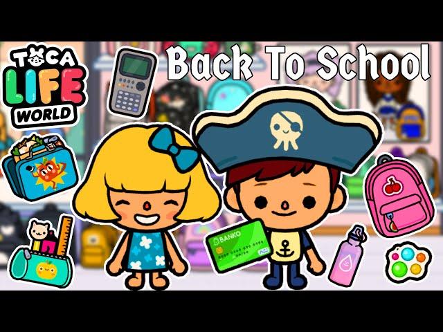 ПОКУПКИ К ШКОЛЕ!  BACK TO SCHOOL ️Toca Boca Life World