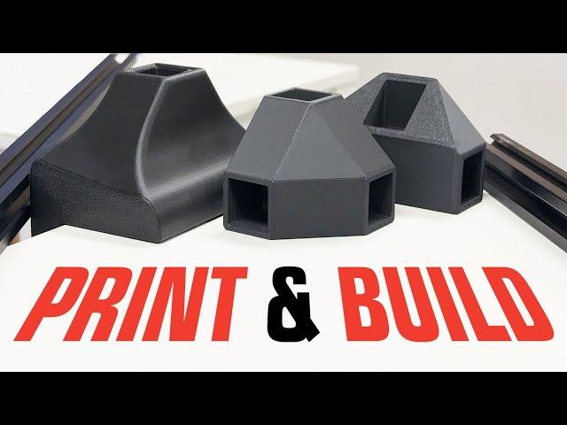 We Made Tinker Toys for Adults | 3D Printed Extrusion Brackets