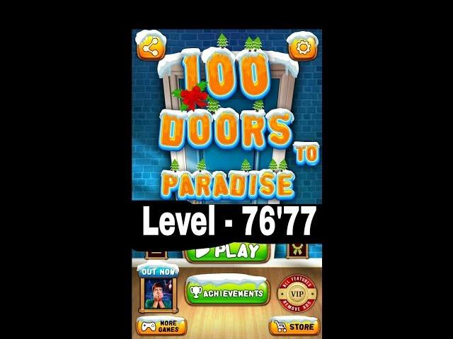 100 Doors To Paradise Level 76 77 Walkthrough