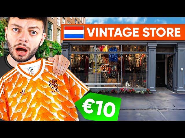 I went Football Shirt Hunting in AMSTERDAM