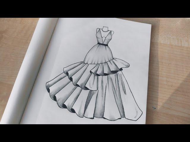 Dünyanın En Kabarık Elbisesi| Fashion Design Drawing