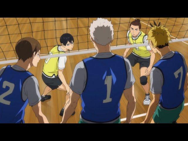 Date Tech Comes Over to Karasuno for a Practice Match Haikyuu To The Top