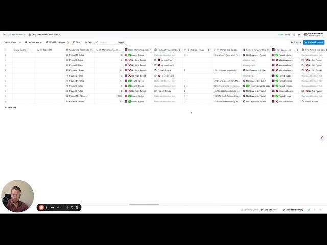 800k Hubspot Record Enrichment with Clay