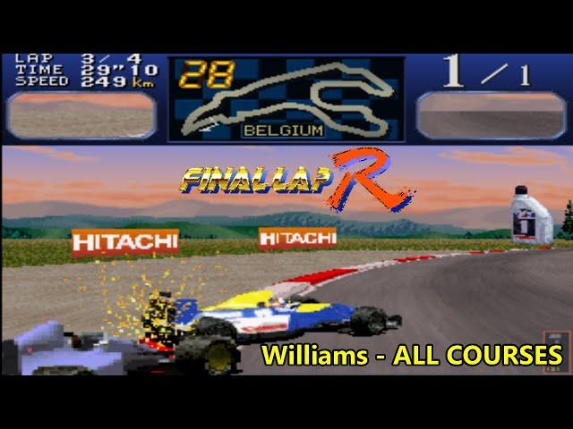 Final Lap R - Namco System FL - All Courses - Williams - Full Races