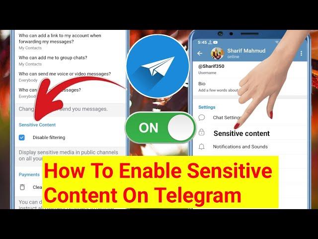 How To Enable Sensitive Content On Telegram | Enable Sensitive Content on Telegram? iOS & Android