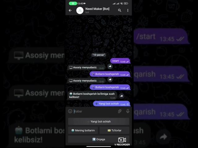 Telegramda bot yaratish! #telegram #telegrambot #blog
