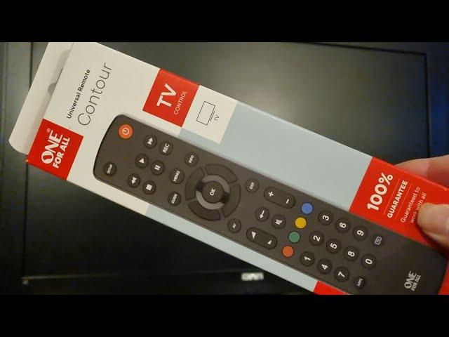 Unboxing and Set up of ONE for all Contour TV Remote in 4K See description for link to codes.