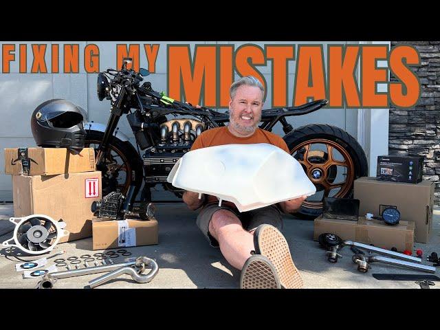 Fixing My Mistake - BMW K100 Cafe Racer Updates 2024