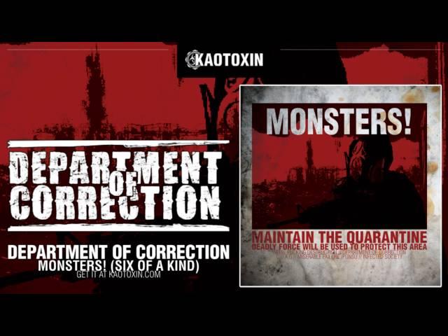 DEPARTMENT OF CORRECTION "Monsters! (six of a kind)" [full album HD]