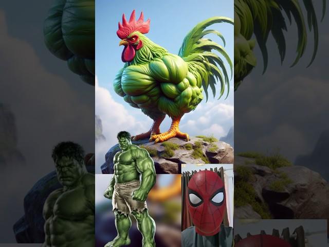 Superheroes but chicken  Marvel & DC-All Characters #marvel #avengers#shorts