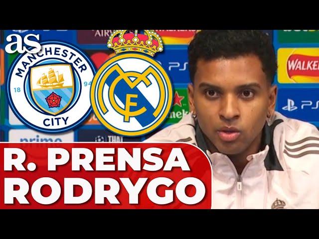 RODRYGO GOES, RUEDA DE PRENSA COMPLETA del MANCHESTER CITY vs. REAL MADRID | Previa CHAMPIONS LEAGUE