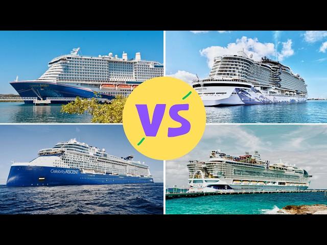 I tried all the newest, biggest cruise ships and here's how they compare