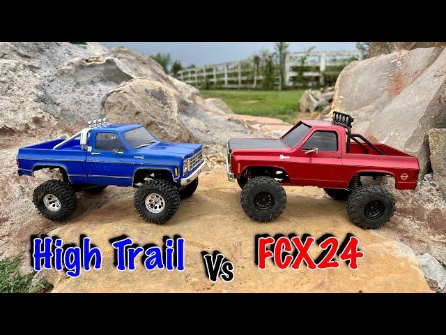 TRX4M High Trail vs FCX24 K5 Way Cool Mod