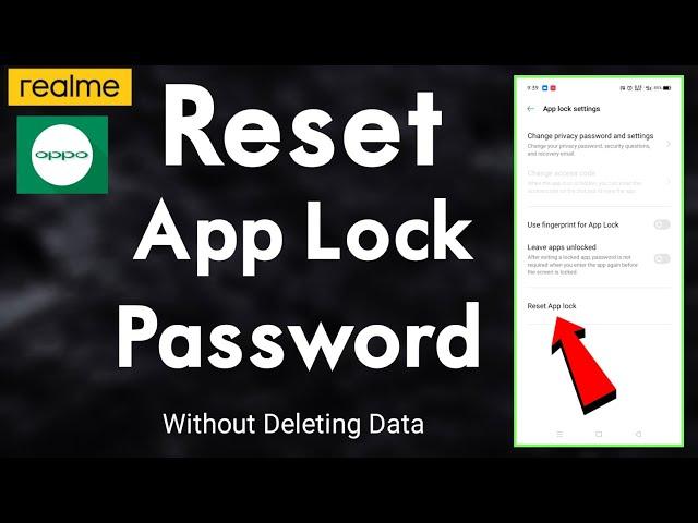 How To Reset App Lock Password In Realme, Oppo | private safe password reset on oppo and realme