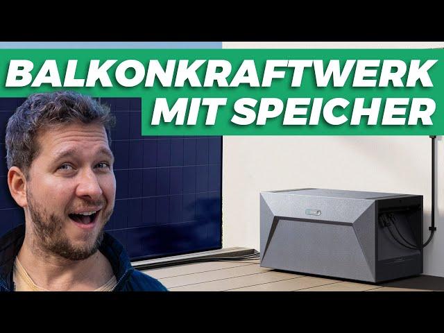 BALKONKRAFTWERK mit SPEICHER: Lohnt es sich?