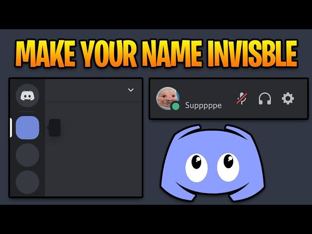 Make Your Username & Server Name Invisible on Discord