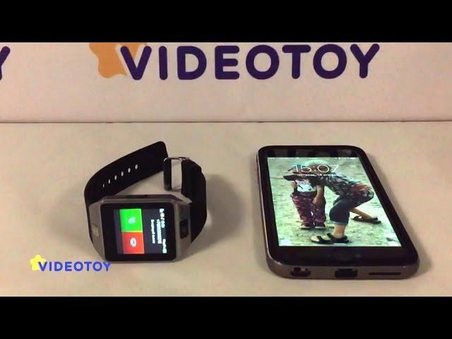 Умные часы Smart Watch DZ09 - обзор смарт часы телефон DZ09 аналог GT08, W8, A1