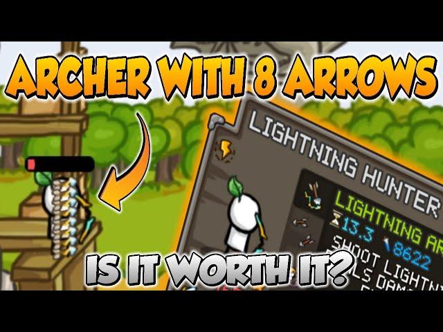 GROW CASTLE: ARCHER WITH 8 ARROWS?! 