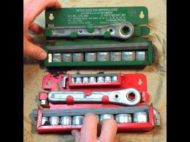 Restoration of Vintage Indestro Socket Sets.