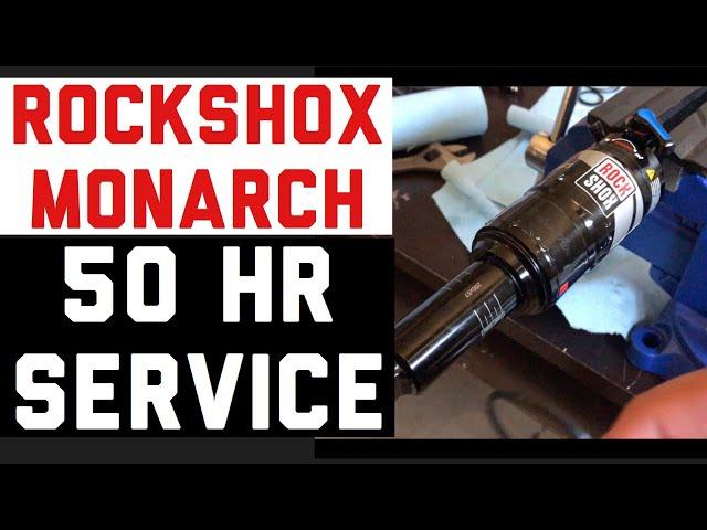 Rockshox Monarch (RT3) 50 hr Service (MONARCH shocks use BANDS, not TOKENS)